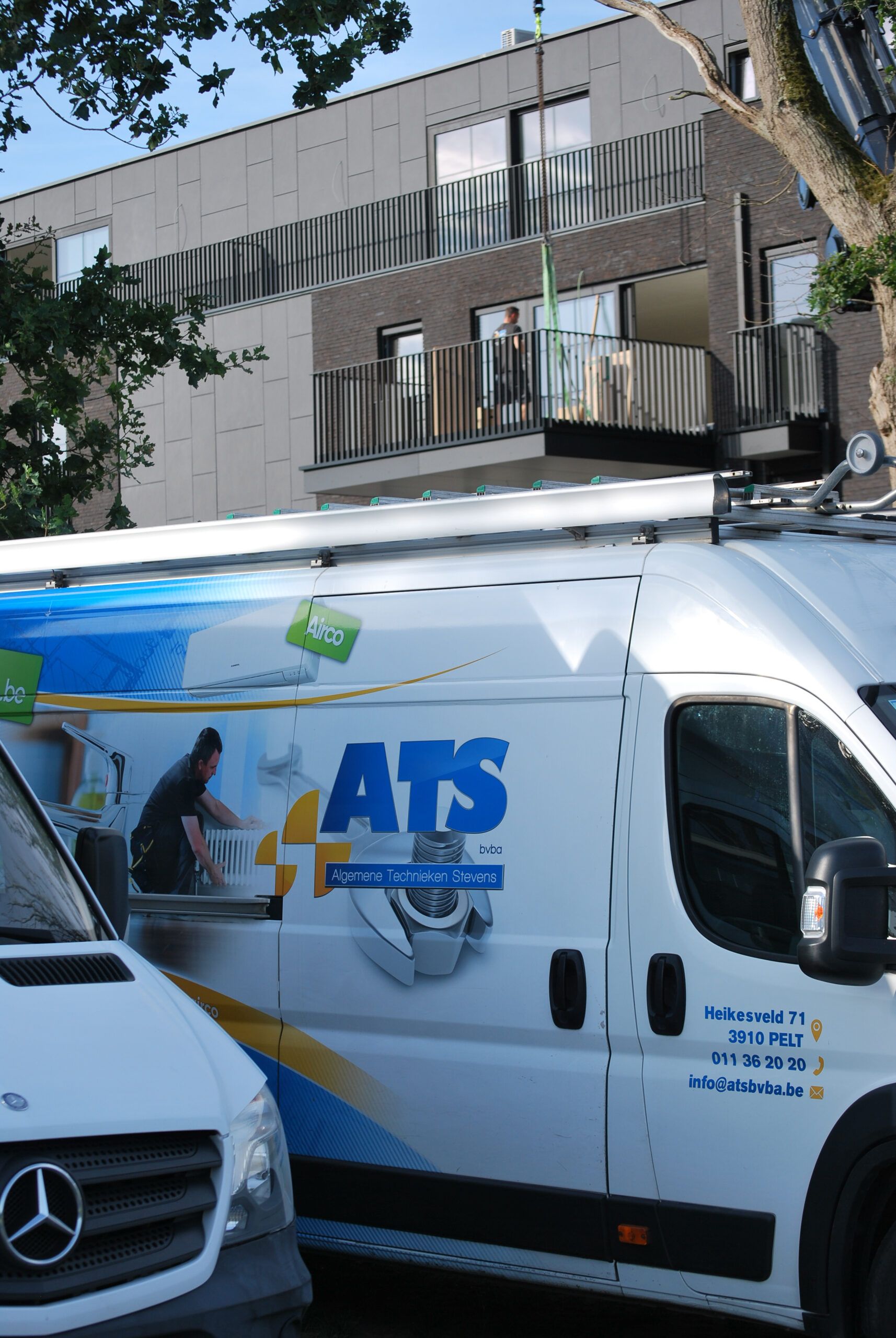 ATS levering warmtepompen en badkamers bij Eurohuizen te Leopoldsburg